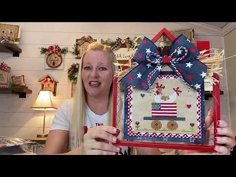 Flosstube #40 Javagirlstitches Finishes, wips and fun😊