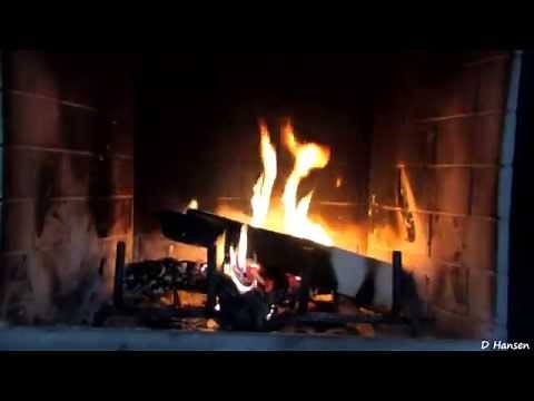 1 Hour Burning Logs in Fireplace (in HD)