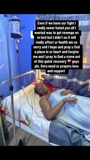 I have never been more ashamed of myself like l am right now 🤦🏽‍♀️🤦🏽‍♀️ watching u go through all this cause l wanted a stupid revenge really broke me I really pray and hope u find a place in ur heart to forgive me guys pls she needs ur prayers love and support she is really fighting for her life #fypシ゚viral🖤tiktok
