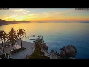 WEBCAM Nerja - SPAIN 🇪🇸 Balcón de Europa - Sunrise