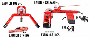 AquaPod Bottle Launcher: Shoot 2L bottles 100 feet in the air.