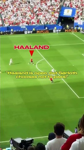 Haaland was FURIOUS! Why didn't Sorloth pass! 🤯