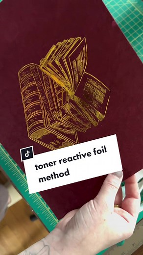 Step-by-Step Guide: Decorating Book Covers with Toner Reactive Foil