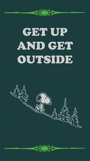 Feeling motivated to get outside isn’t always easy. Snoopy shows Charlie Brown that the opportunity to appreciate nature’s beauty is worth the extra effort. #TakeCareOfTheEarth #TakeCareWithSnoopy