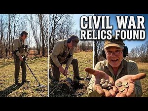 Civil War Relics Hiding in This Field | Metal Detecting