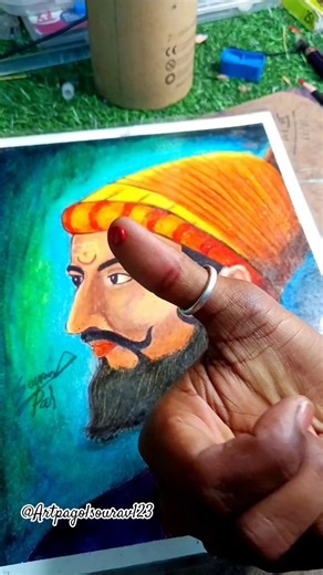 chatrapati shivaji maharaj Drawing 🥰#art #drawing #painting #art