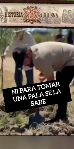FOR THE RECORD: BORIC DOESN'T KNOW HOW TO PICK UP A SHOVEL