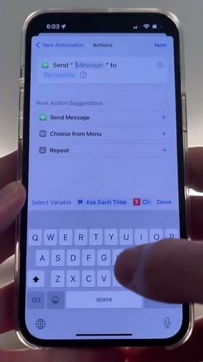 How To SCHEDULE iPhone Text Messages! 🤯 #apple #iphone