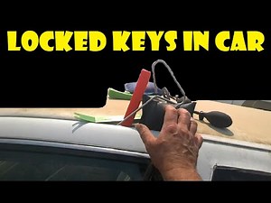 How To Unlock Your Car With NO KEYS ~ Use a Lockout Kit On / Break Into ANY Car Truck SUV!