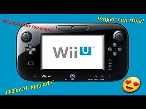 Wii U game pad battery upgrade. How to