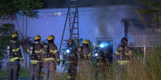 Crews respond to structure fire in Lansing on Larch Street