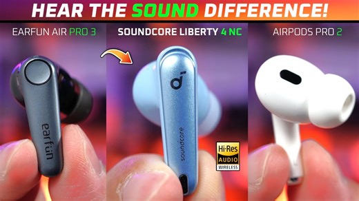 Soundcore Liberty 4 NC review vs Earfun Air Pro 3 vs AirPods Pro 2 | Did not expect this! 😲