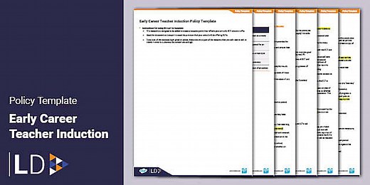 Early Career Teacher Induction Policy Template