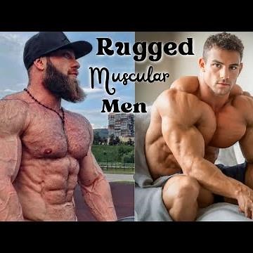 Top Rugged muscular bodybuilders men fitness