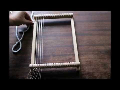 DIY tissage, comment monter son fil de chaîne sur son métier à tisser : Let's go weaving !