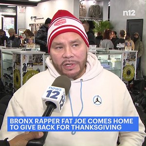 18K views · 1.1K reactions | Rapper Fat Joe is giving back to the Bronx to make sure that families have food on the table this Thanksgiving. https://bit.ly/3EUkHrX | News 12 The Bronx | Facebook
