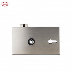 [Hot Item] Stainless Steel Office Classic Door Lock System for Frameless Glass Door