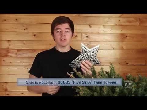 How to install a tree topper