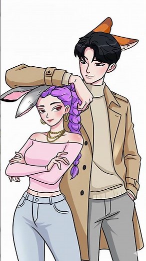 KPOP DEMON HUNTERS Sticker Jinu And Rumi Take Photos At The Zootopia Photo Booth | Sticker Book DIY