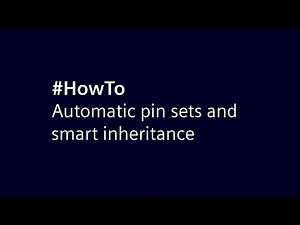 Automatic Pin Sets and Smart Symbol and Wire Inheritance in Capital X Panel Designer