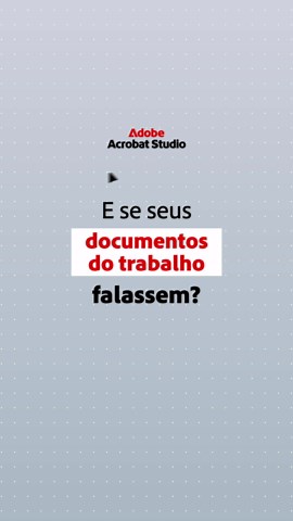 Gere análises personalizadas e converse com seus documentos no Adobe Acrobat Studio. Saiba mais