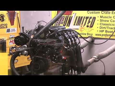 LS3 376CI 525HP Performance Crate Engine Dyno Test