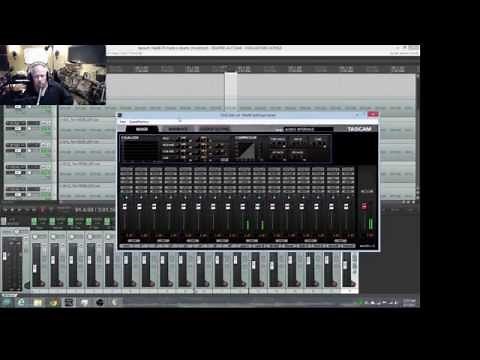 TASCAM US-16x08 captured audio "glitch" on Windows 8.1-64