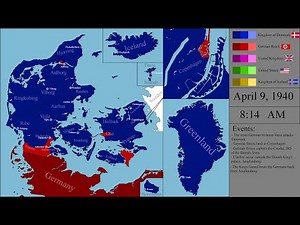 German Invasion of Denmark: Every Minute (NEW)