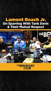 @oneof1x Lamont Roach Jr. opens up about his sparring sessions with Tank Davis and the valuable experience he’s gained. He highlights the mutual respect between them, recognizing each other’s skill and dedication to the sport. | Breakfast Club