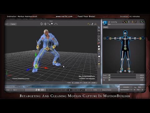 Autodesk MotionBuilder - Motion Capture Production Pipeline