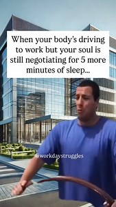 Every Monday feels like a personal attack.😩 Follow @workdaystruggles for more relatable and funny work memes. #mondaystruggles #funnyworkcontent #worklifebalance #mondayvibes #9to5humor #officelife #workmemes #funnyrelatable #funnyworkmemes #workhumor #memeoftheday monday commute meme, funny work morning struggle, relatable monday memes, adam sandler driving meme, monday motivation humor, funny office routine, monday tired meme, heading to work joke, funny workplace memes | Workday Struggles
