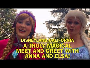 Anna and Elsa Join for a MAGICAL Frozen Meet and Greet at Disneyland! 2023 #disney #frozen