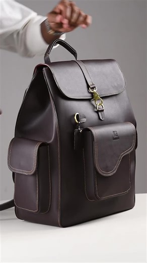 Introducing the Mutziq leather backpack in rich mocha—a perfect blend of elegance and functionality. Crafted from premium leather, this backpack is designed for those who value style without compromising on durability. Whether for work or travel, the Mutziq has got you covered. Stay organized and look effortlessly refined. #LuxuryLeather #MutziqBackpack #HandmadeQuality#expensivebackpack #fashion#backpacknairobi