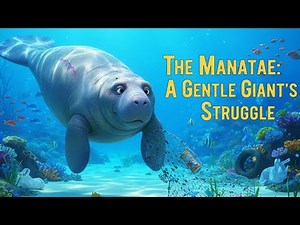 The Manatee: A Gentle Giant's Struggle 🧜‍♀️🌊 | A Heartwarming Ocean Tale | KidFable Nature Story