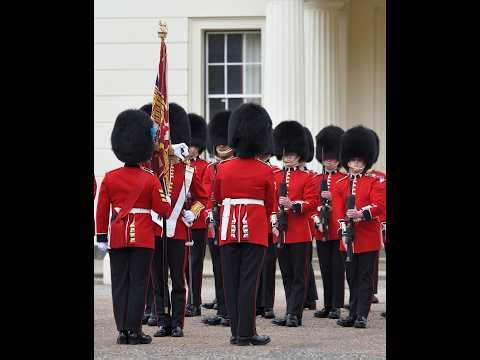 New Guard advances, officers fall in, colours are handed over, 1 May 2023