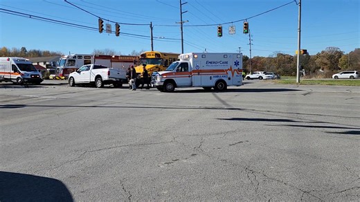 Accident involving school bus, truck closes Route 18 11:56 am Tuesday, Oct. 28, 2025 PYMATUNING TOWNSHIP - Emergency responders are on the scene of an accident involving a pick-up and school bus, closing both lanes of Route 18. A number of ambulances have been dispatched but there is no word on the number or extent of injuries. | The Record-Argus