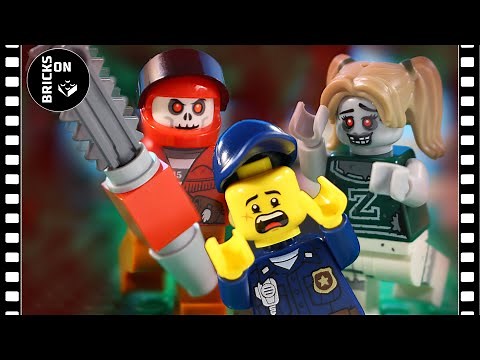 Lego COMPLETE Police Academy School Mountain Forest Zombie Cop Brickfilm Stop Motion Animation Crook
