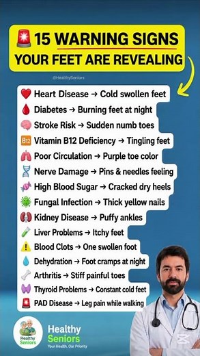 15 Warning Signs Your Feet Are Revealing After 60
