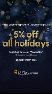 Book an applicable holiday by 12 May 2025 for a 5% discount¬ and 15% off the Classic drinks package^ 🎉 ¬^T&Cs apply. | P&O Cruises