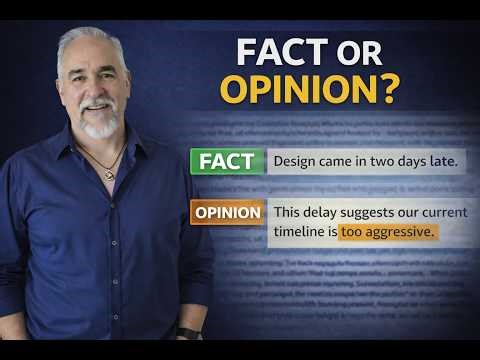 How to Separate Facts and Opinions at Work
