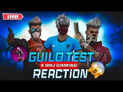 FREE FIRE LIVE TOP 1 GUILD TEST⚡1V2 WITH XRG MEMBERS ROAD TO 9K FAMILY #freefire #fflive #guildtest