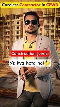 He made the worst construction joints possible😉