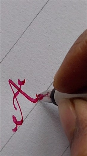 August in cursivewriting #cursivewriting #handwriting #lettering #penmanship #calligraphy #shorts