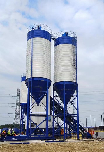 #Cement Storage Silo #Cement Bunker #Cement Hopper # Ready-Mix Concrete Plant #Portable Cement Silo