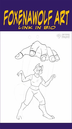 Commission Shorts #fyp #art #animation #furry #timelapse #shorts