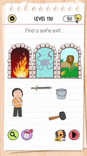 BRAIN TEST ALL STAR MAIN LEVELS LEVEL 170