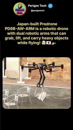 Japan Built a Flying Robot With Robotic Arms! 🚁🤖