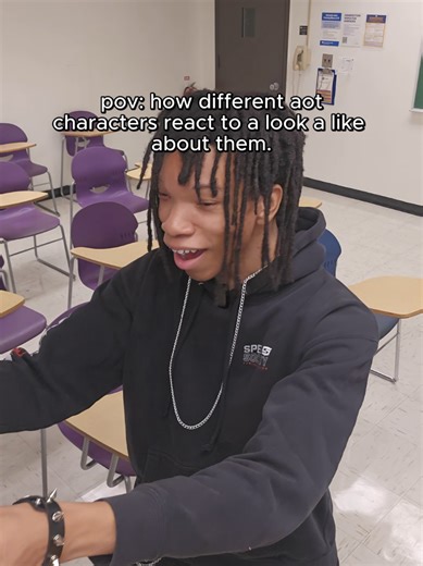 how different aot characters react to a look a like about them #attackontitan