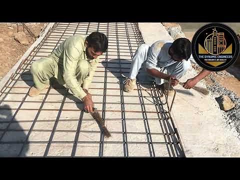 Strip foundation in building construction site | types of footing