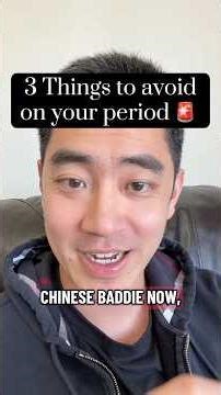 3 things to avoid on your period 🚨